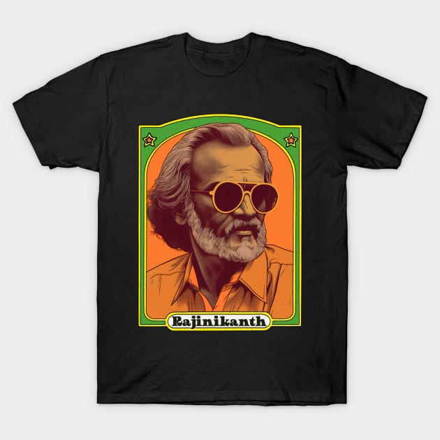 Rajinikanth ---- Retro Look Original Design T-Shirt by DankFutura